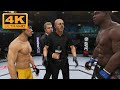 Bruce Lee vs. Ovince Saint Preux [EA Sports UFC 3 | 4K/UHD] - K1 Rules