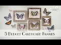 5 DIY Budget Mini Cardboard Vintage Frames ♡ Maremi&#39;s Small Art ♡