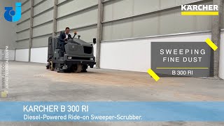 KARCHER B 300 RI Scrubber Sweeper - Diesel Operated (Warehouse) by JTECO Juffali Technical Equipment Co. 821 views 7 months ago 1 minute, 59 seconds