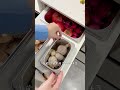 Transform the deep cabinet on the island counter into a pull-out type for rice grains frui