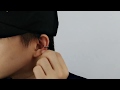 夾式耳環 鏤空線條鋼製耳骨夾NDF18 product youtube thumbnail
