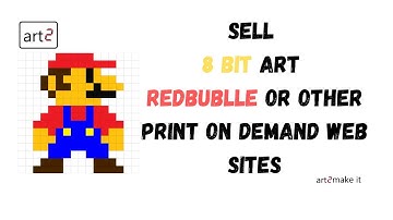 Sell 8 Bit Art on Redbubble Print On Demand