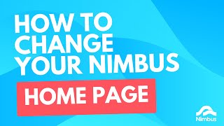 Changing your Home Page View