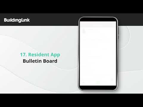【Tutorial】Resident App - Bulletin Board | BuildingLink International