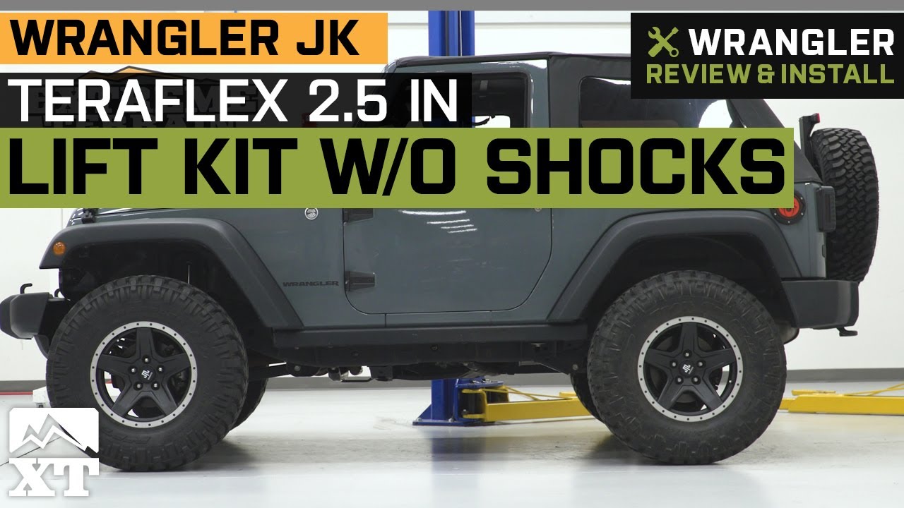 Jeep Wrangler JK Teraflex  In Lift Kit w/o Shocks 2 Door Review &  Install - YouTube