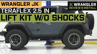 Jeep Wrangler JK Teraflex 2.5 In Lift Kit w/o Shocks 2 Door Review & Install