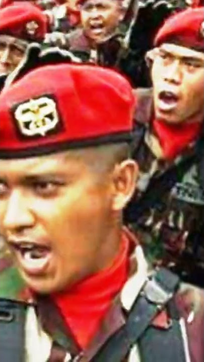 Jedag jedug versi KOPASSUS pasukan elit indonesia#shorts