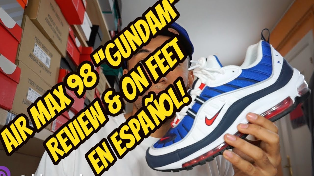 tienda de comestibles Banzai Continente NIKE AIRMAX 98 OG ''GUNDAM'' REVIEW CAMPOUT & ON FEET EN ESPAÑOL! - YouTube