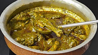 Dhaba Style Saag Wala Chicken | Palak Chicken Gravy | ढाबा जैसा पालक चिकन