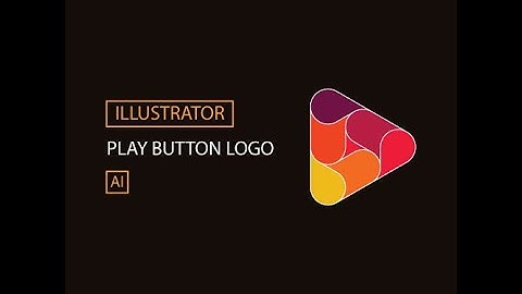 How to create Colorful Play Button logo in Adobe illustrator