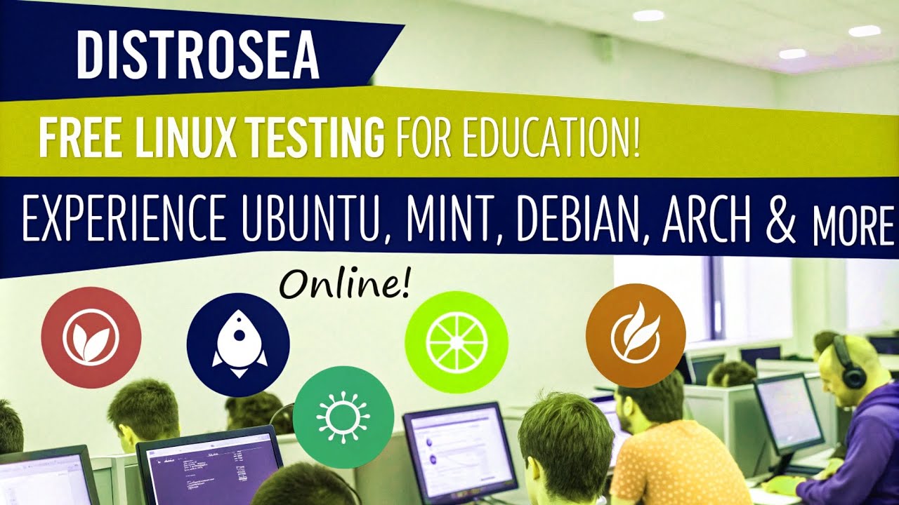 DistroSea: Free Linux Testing for Education! Experience Ubuntu, Mint ...