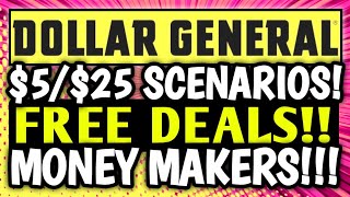 🤑MONEY MAKING DEALS! $.60 GAIN!🤑$5 OFF $25 SCENARIOS🤑DOLLAR GENERAL COUPONING THIS WEEK🤑DG COUPONING