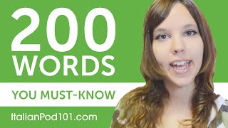 200 Words Every Italian Beginner Must-Know