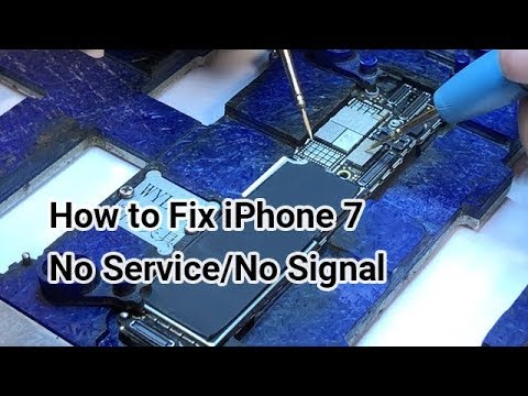 How to Fix iPhone 7 No Service/No Signal  Motherboard Repair