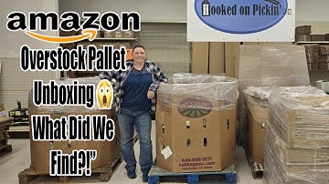Amazon Overstock Pallet Unboxing 😱 What Did We Find?!