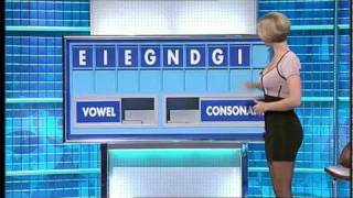 Rachel Riley - Cleavage In Tightest Dress Ever - Tights Heels - 07-Oct-11