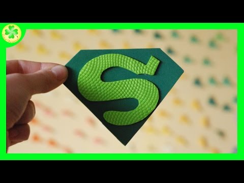 Jak zrobić Symbol Supermana / How to make a Superman symbol badge