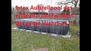 Intex Aufstellpool nach der Überwinterung