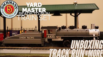 Bachmann Yard Master HO-Scale Model Train Set - Unboxing, Setup, Review, Track Run & More - 2021