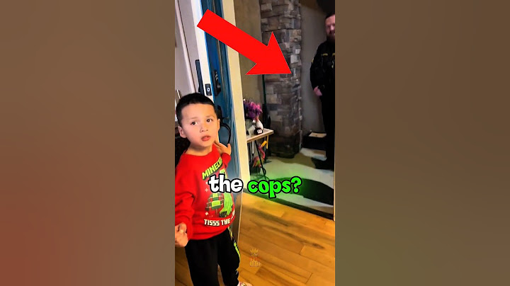 COPS pulled up to His house because they ARRESTED someone he knows  🤧😱 #shorts