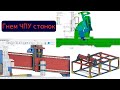 Расчет на деформации портального фрезерного станка с ЧПУ. Fusion 360  ANSYS Workbench 2020  SImscale