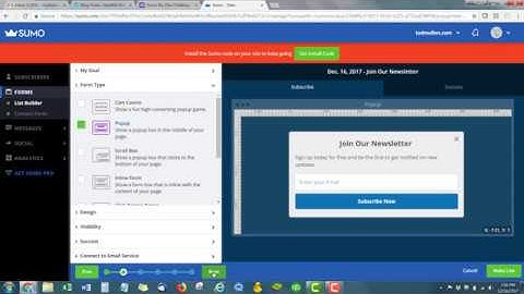 Installing Sumo List Builder
