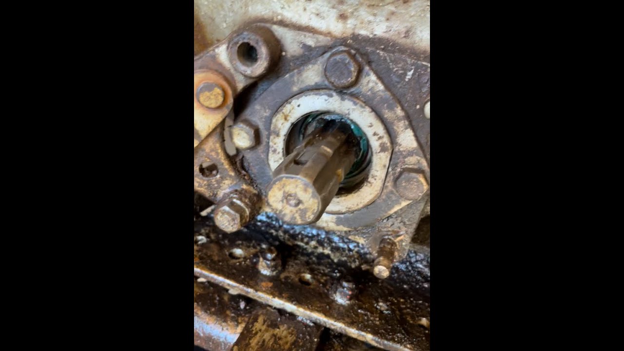 Replacing Leaking PTO Seal Massey Ferguson 135 restoration YouTube