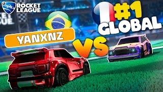 O NOVO TOP 1 GLOBAL IMBATÍVEL DESAFIOU O YANXNZ PARA UM DUELO NO ROCKET LEAGUE...