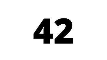 42 Second Countdown Timer White Screen With Sound Effect