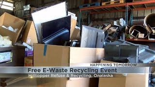 Free E-Waste Recycling Event In Onalaska Saturday