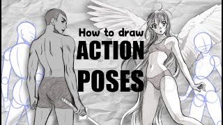 How to Draw BASIC ANATOMY &amp; ACTION POSES ▼ for Manga and Comics (beginners and beyond)