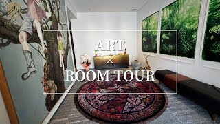Room Tour] Introducing a sophisticated space woven with art and
