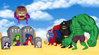 Rescue SUPER HEROES Team SHE HULK & SPIDER GIRL, SUPER GIRL: Returning from the Dead SECRET - FUNNY