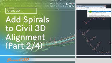 Add Spirals to Civil 3D Alignment Part 2 of 4