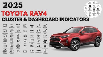 2025 Toyota Rav4 Cluster Display & Dashboard Warning Lights Guide