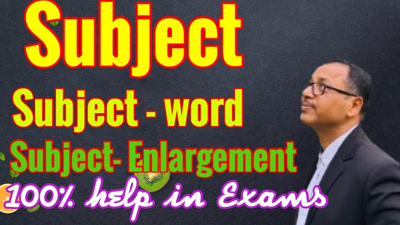 ?subject Subject Word Real Subject subjectverb agreement 👌 ️🤞🤷‍♂️