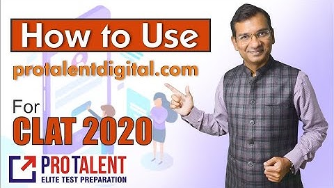 How to use ProTalentDigital.com I A must site for all CLAT Aspirants