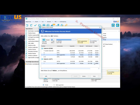 EaseUS Partition Master 12.0 - Partition verwalten