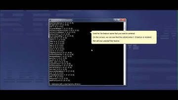 WebSphere 8 5 5 how to uninstall a Libery profile feature using featureManager command