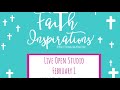 Lets do the faith inspirations challenge for february 2024  washi tape art with tracie