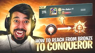 Finally Conqueror Done😍 How To Reach From Bronze 5 To Conqueror🔥