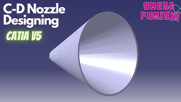 How to Design Convergent-Divergent Nozzle using Catia v5