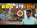 Watch this before BBA Admission At Lovely Professional University | Honest Review | #lpu #bba