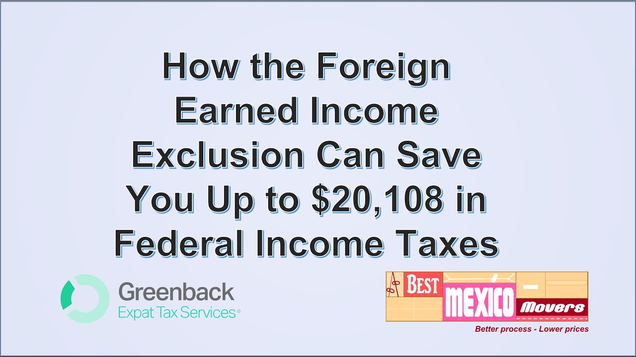 Foreign Earned Exclusion Greenback Expat Tax Services Best
