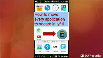 Easily move every  app to Sdcard in lyf flame 6 | Move Whatsapp, Youtube to SDcard | MIX ADDA