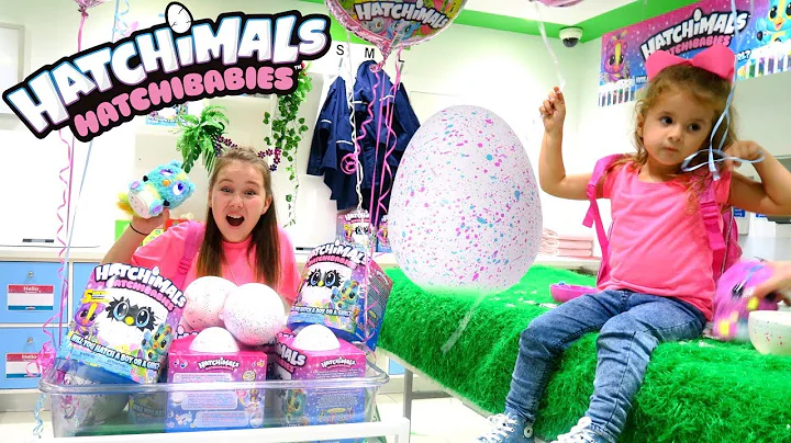 Hatching HatchiBabies in Real Life Hatchery Nurser...
