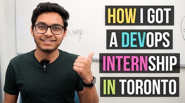 How I got a DevOps Internship (full-time) in Toronto, Canada
