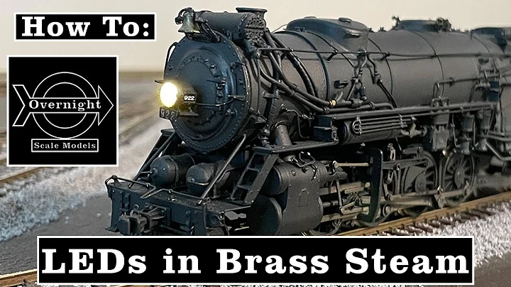 How To: Install a LED in a Headlight of a Brass Steam Locomotive