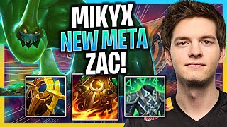 MIKYX TRIES NEW META ZAC SUPPORT! | G2 Mikyx Plays Zac Support vs Thresh! | Season 2024