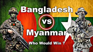 Bangladesh vs Myanmar military power comparison 2021 #VIDVLOG